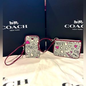 Coach Poppy Wristlets